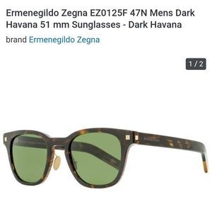 Ermenegildo Zegna Men's Sunglasses EZ 0125 -F 47N